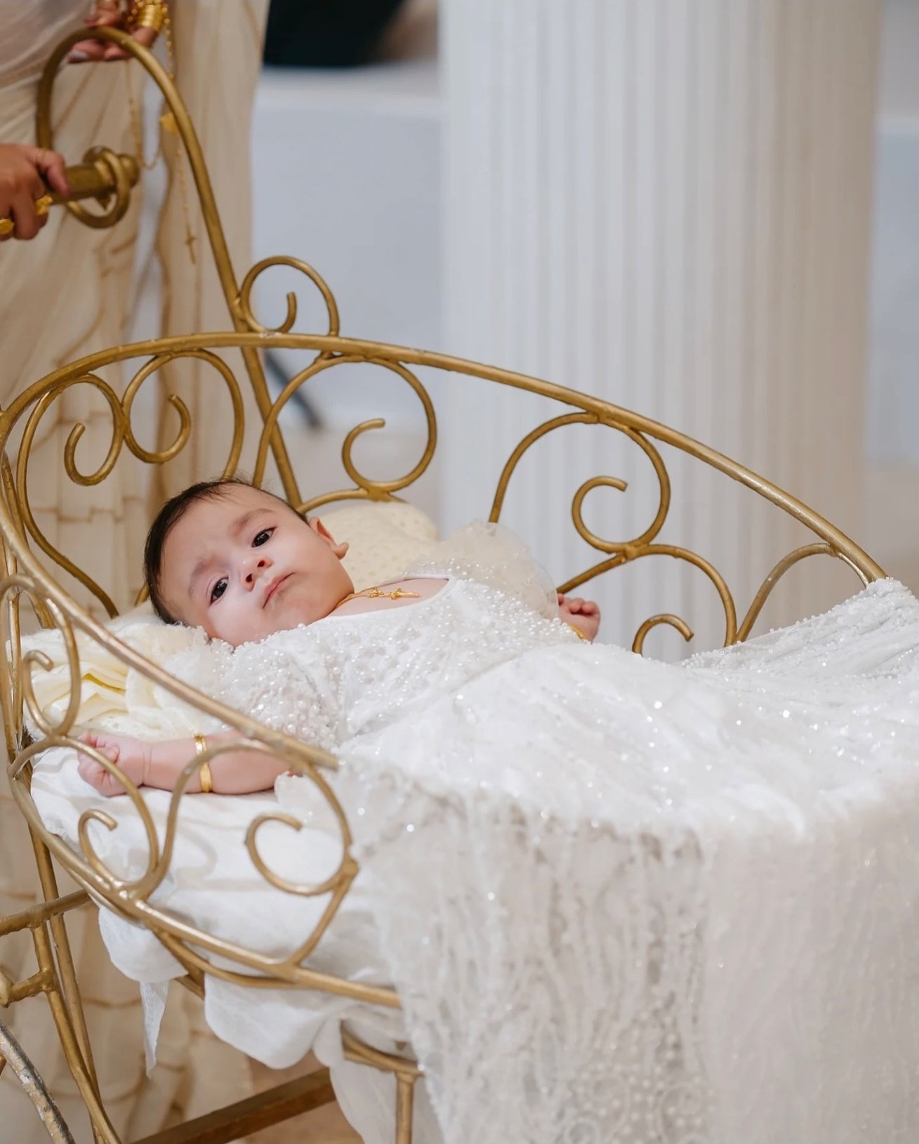 An intimate family ceremony setting